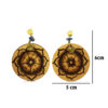 02 Aretes-Broquel Pirograbado