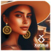 05 Aretes-Broquel Pirograbado