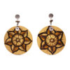 08 Aretes-Broquel Pirograbado