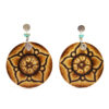 29 Aretes-Broquel Pirograbado