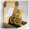 31 Aretes-Broquel Pirograbado