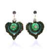 1 Aretes-Broquel Macramé