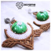 10 Aretes-Broquel Macrame