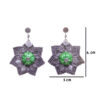 13 Aretes-Broquel Macrame
