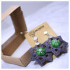 14 Aretes-Broquel Macrame