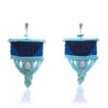 21 Aretes-Broquel Macrame