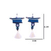 28 Aretes-Broquel Macrame