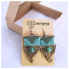 39 Aretes-Broquel Macrame