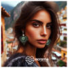 5 Aretes-Broquel Macramé