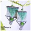 58 Aretes-Broquel Macrame