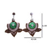 7 Aretes-Broquel Macrame