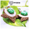 9 Aretes-Broquel Macrame
