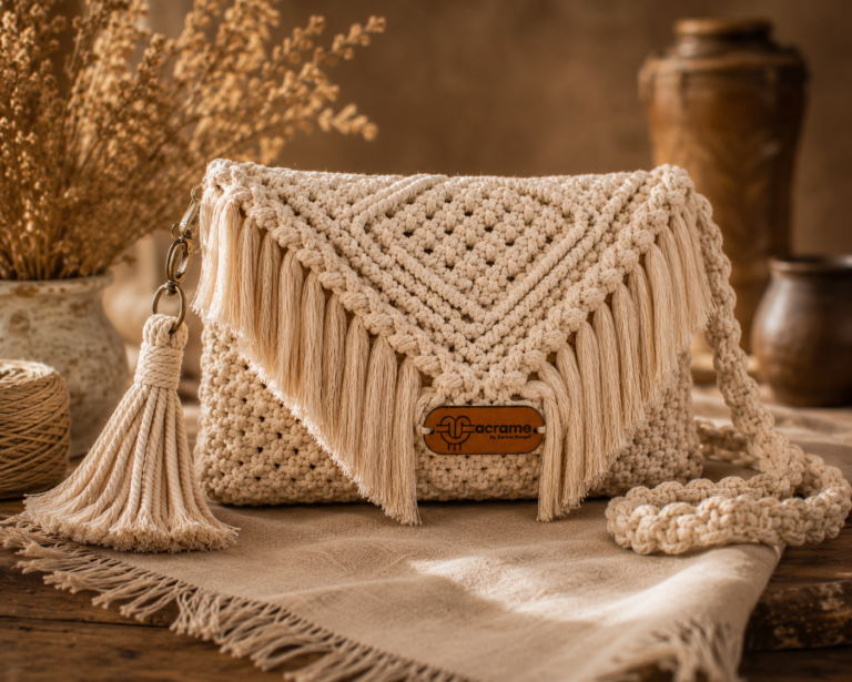 ¿Qué hace especial al macramé hecho a mano?